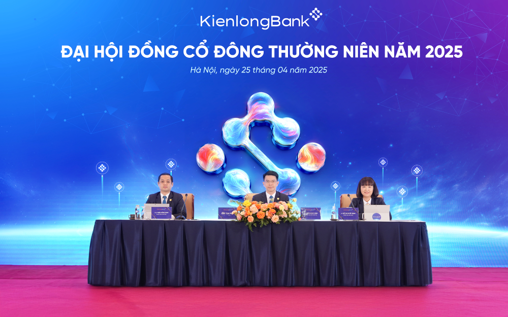 Tổ chức thành công ĐHĐCĐ thường niên năm 2025, cổ đông KienlongBank thông qua nhiều tờ trình quan trọng